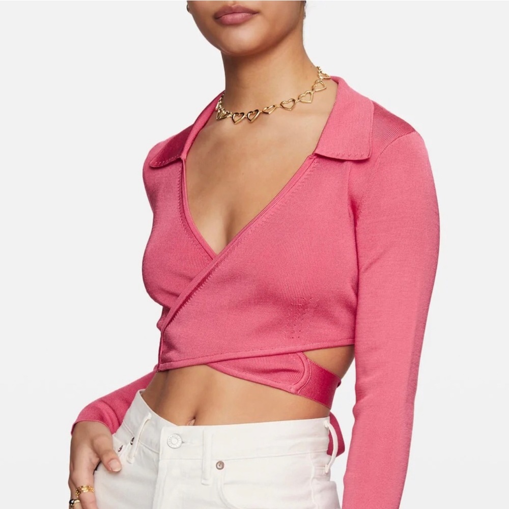 Cult Gaia Tory Knit Top Size Small